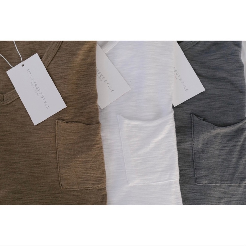 11thstreet | My Favorite T Shirt Khaki Olive Green - Picture 6 of 11